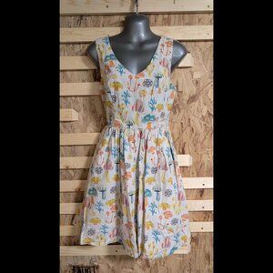 Mushroom Pocket Dress Fully lined Med